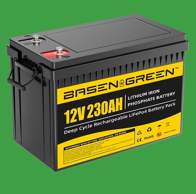 BasenGreen BG-12230 12.8V 230Ah LiFePO4 Deep Cycle Battery