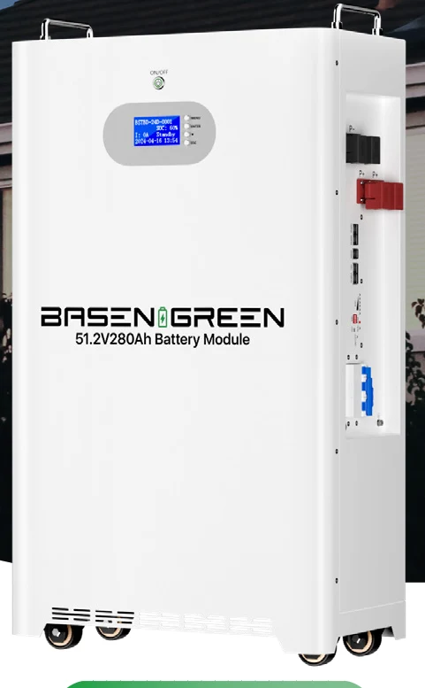 BasenGreen BR-OW-LV 14.33KWH 51.2V 280Ah Wall-Mounted LiFePO4 Battery on Wheels