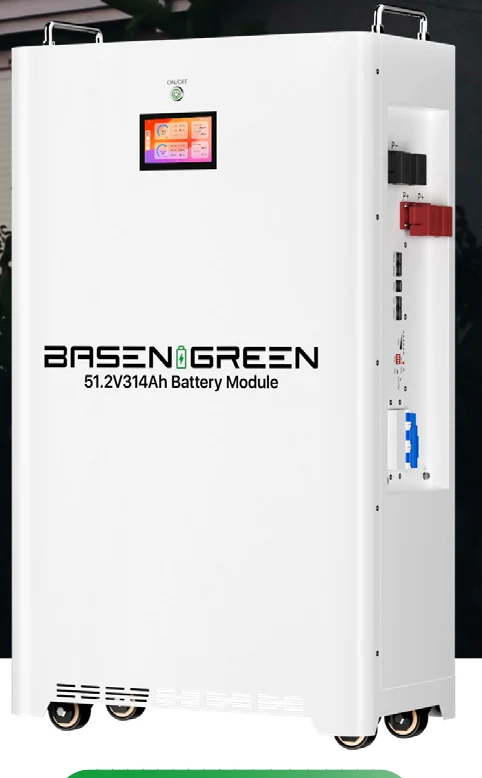 BasenGreen BR-OW-LV 16KWH 51.2V 314Ah Wall-Mounted LiFePO4 Battery on Wheels
