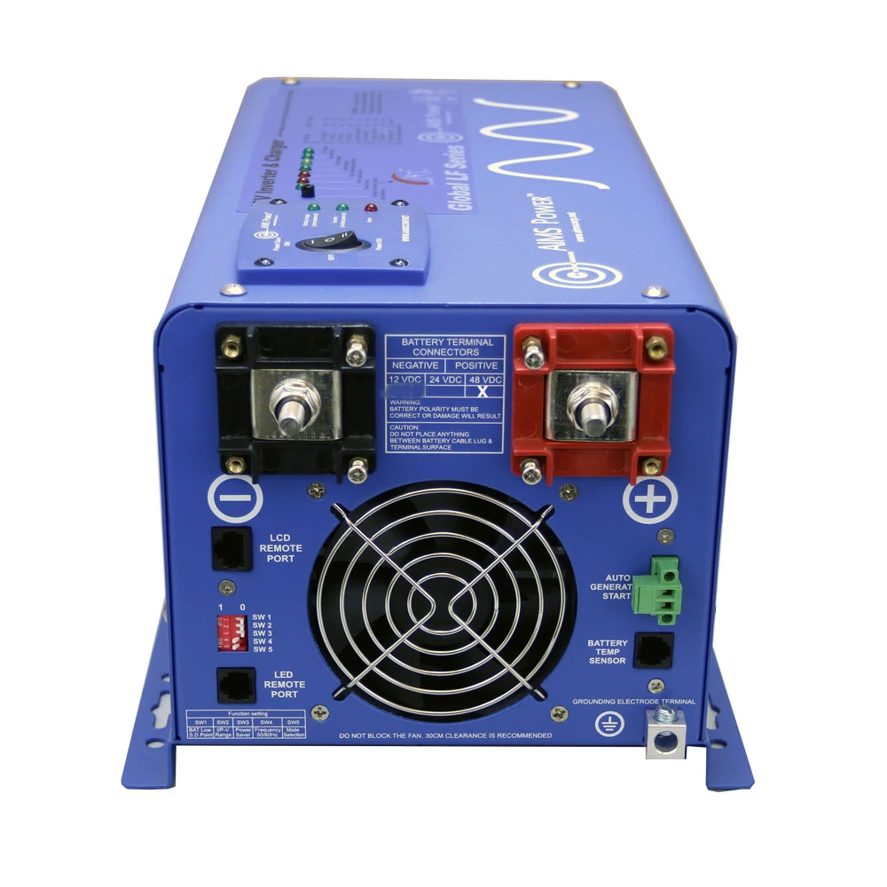 AIMS Power PICOGLF20W48V120VR 2000W 48V Pure Sine Inverter Charger