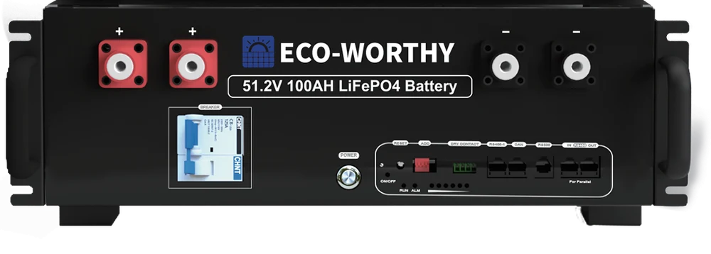ECO-WORTHY 51.2V 100AH-A LiFePO4 Battery (Africa site)