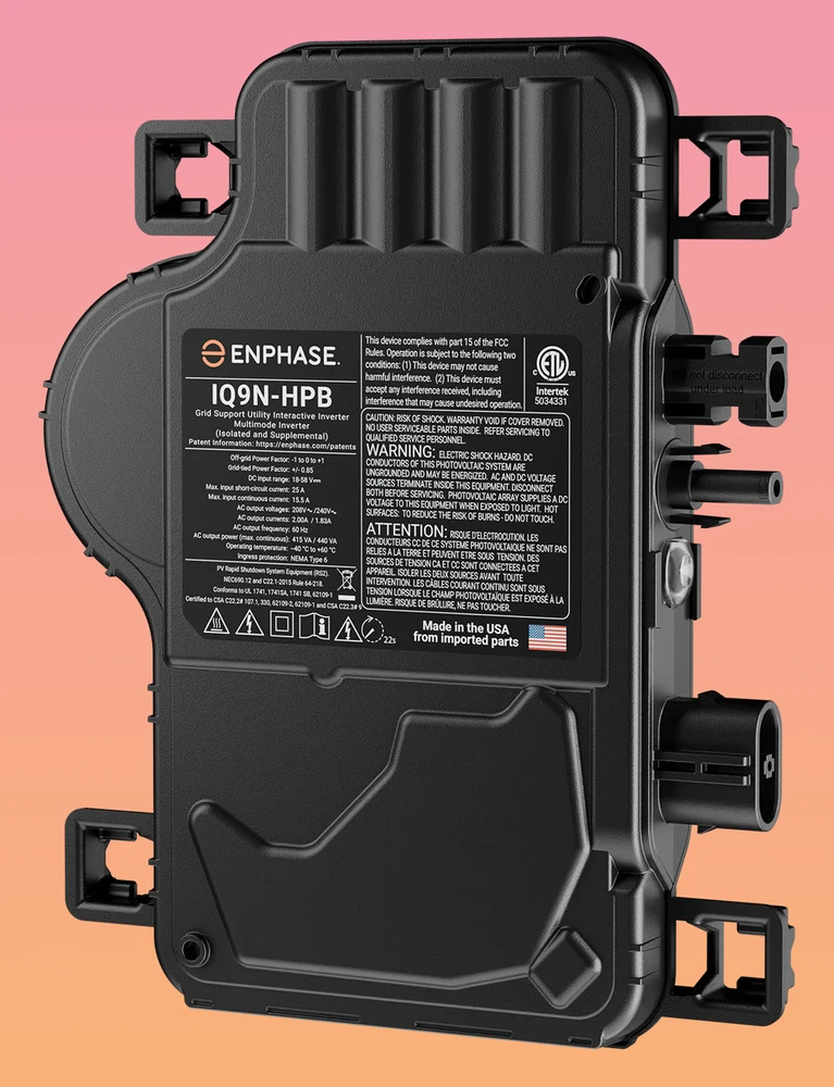 Enphase IQ9N-A-DOM-US-HPB microinverter