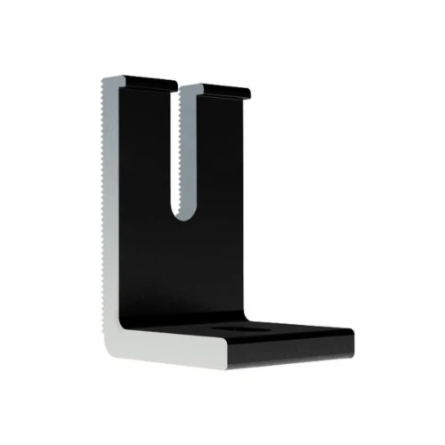 IronRidge Slotted L-Foot, Black