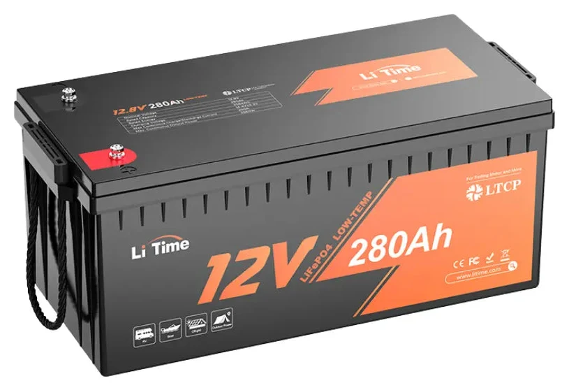 LiTime 12V 280Ah Deep Cycle Lithium Battery with Low-Temp Protection (DE edition)
