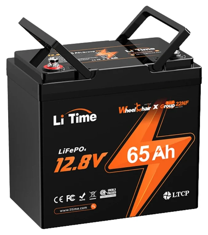 LiTime 12V 65Ah Group 22NF LiFePO4 Mobility Battery (DE edition)