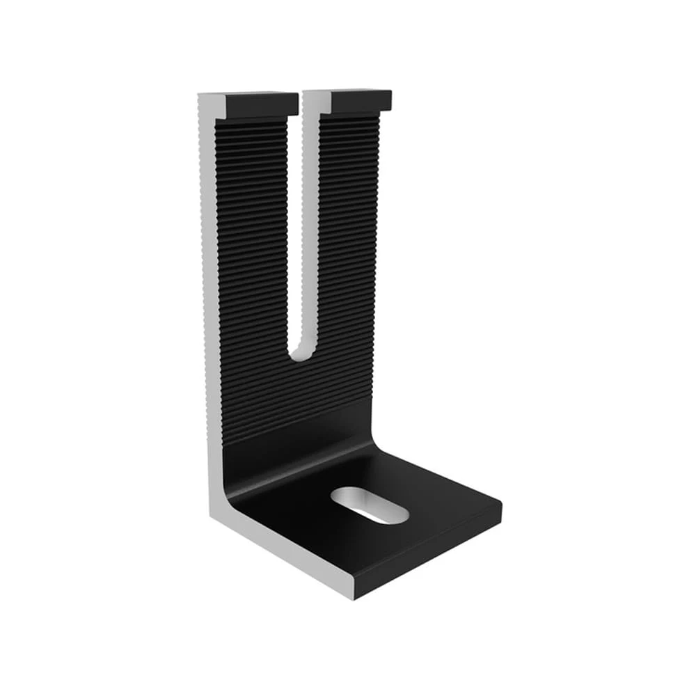 SunModo Open L-Foot, 4 in, Black (LFT-OPEN-4-B)