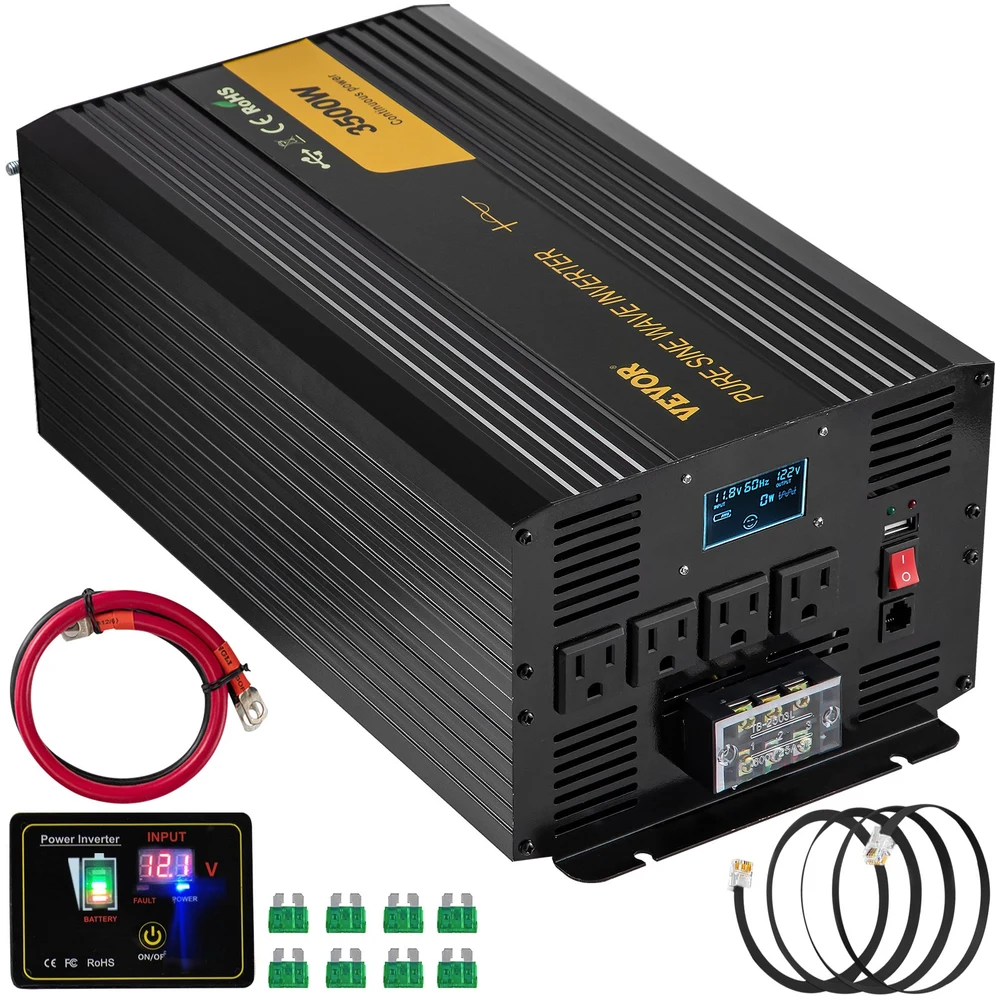 VEVOR GYS-3500W 3500W 12V Pure Sine Wave Inverter